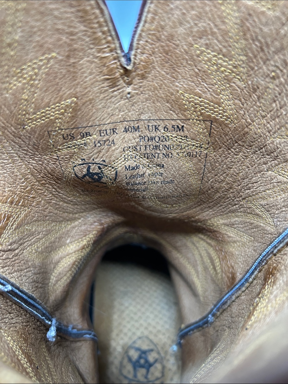 Ariat Heritage Round Toe Cowboy Western Boots - Picture 7 of 8
